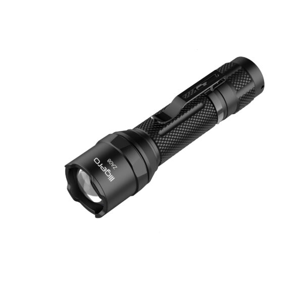 Iligero ZA08 Zoom USB Rechargeable LED Flashlight